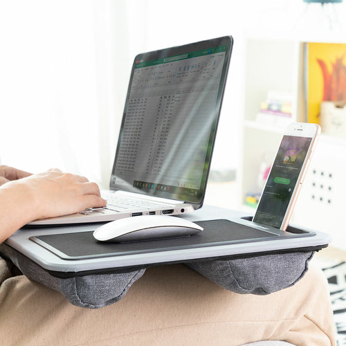 Portable Laptop Desk with XL Cushion
