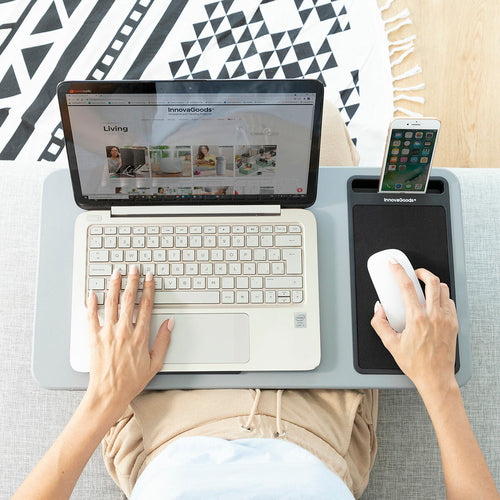 Portable Laptop Desk with XL Cushion