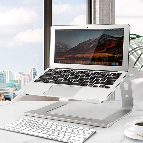Silver Laptop Stand