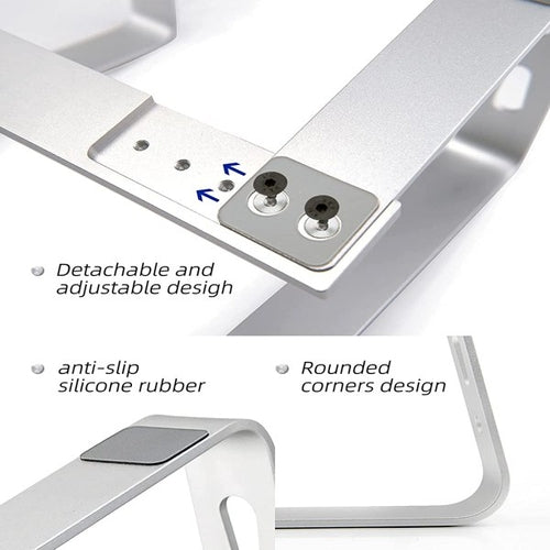 Silver Laptop Stand