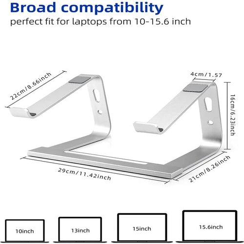 Silver Laptop Stand