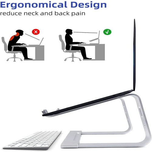 Silver Laptop Stand