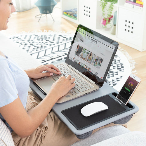Portable Laptop Desk with XL Cushion